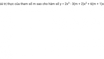 Bài tập tính đơn điệu của hàm số chứa tham số m