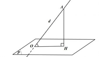 Cách tính góc giữa đường thẳng và mặt phẳng