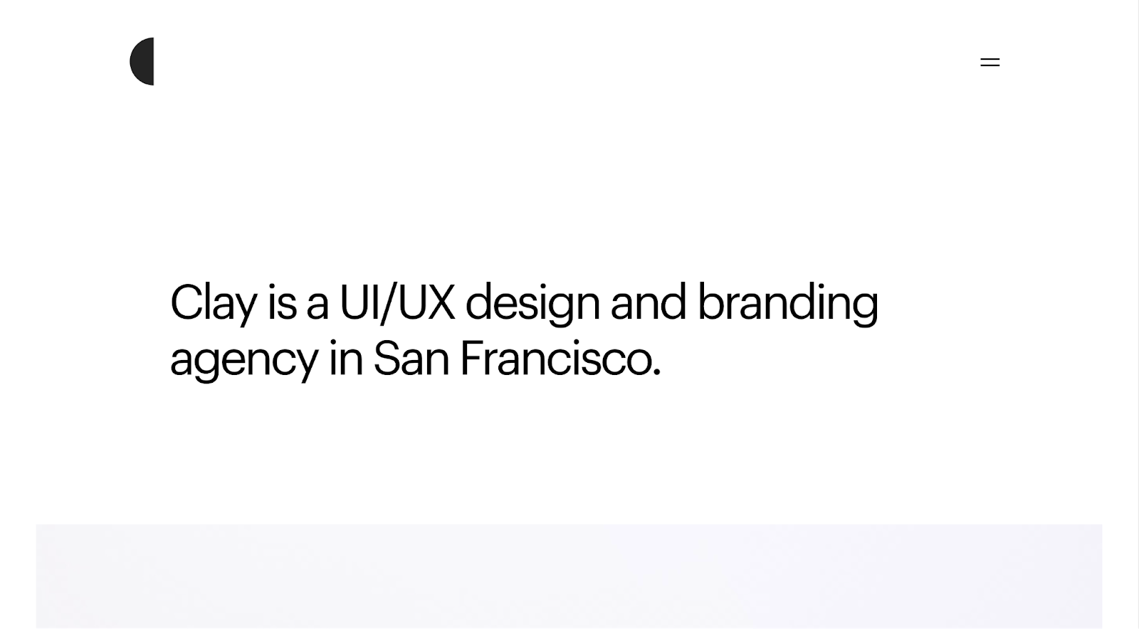 Clay is a San Francisco-based UI/UX design and branding firm.
