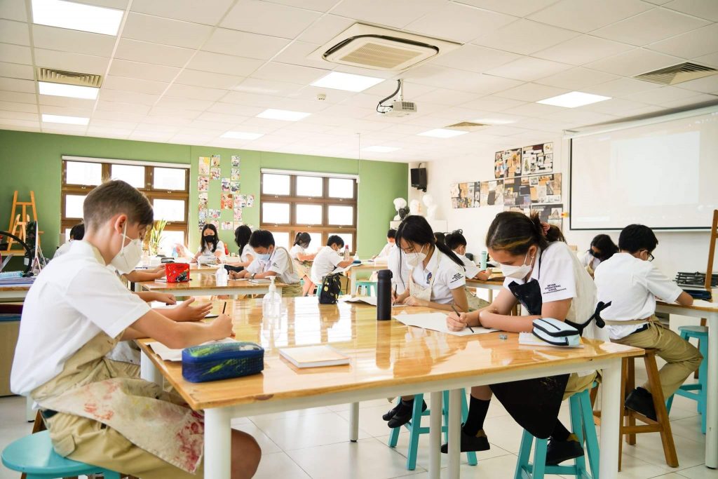 Self-study hours for secondary school students at British International School