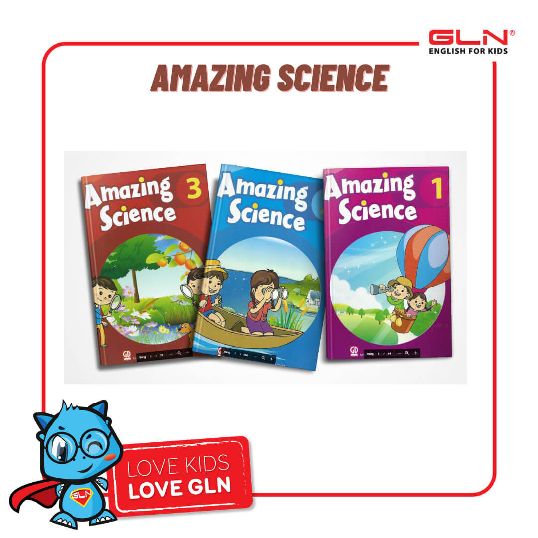 sách dạy tiếng anh cho bé “Amazing Science 1,2,3”
