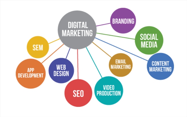 Digital Marketing là mảng lớn bao gồm nhiều yếu tố, trong đó có SEO